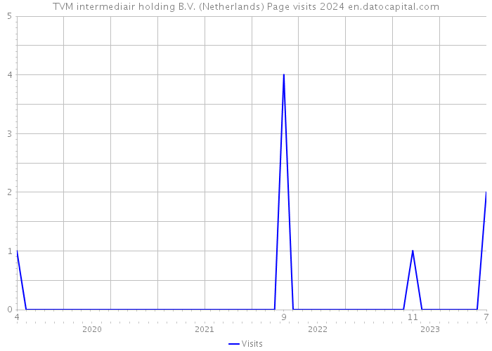 TVM intermediair holding B.V. (Netherlands) Page visits 2024 