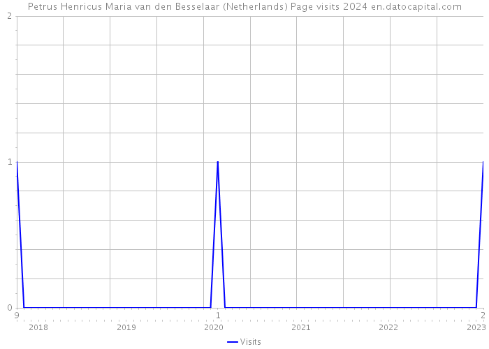 Petrus Henricus Maria van den Besselaar (Netherlands) Page visits 2024 