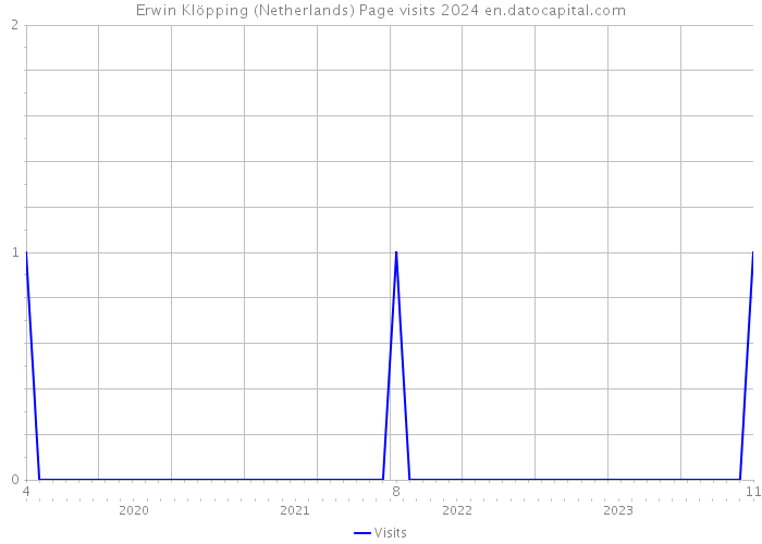 Erwin Klöpping (Netherlands) Page visits 2024 