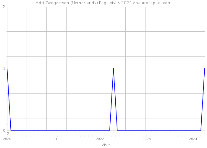 Adri Zwagerman (Netherlands) Page visits 2024 