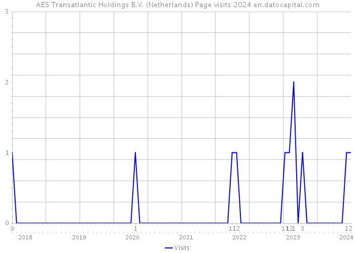 AES Transatlantic Holdings B.V. (Netherlands) Page visits 2024 