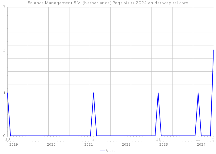 Balance Management B.V. (Netherlands) Page visits 2024 