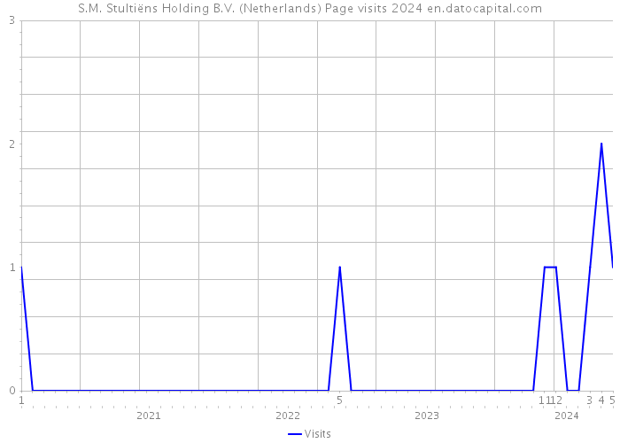 S.M. Stultiëns Holding B.V. (Netherlands) Page visits 2024 