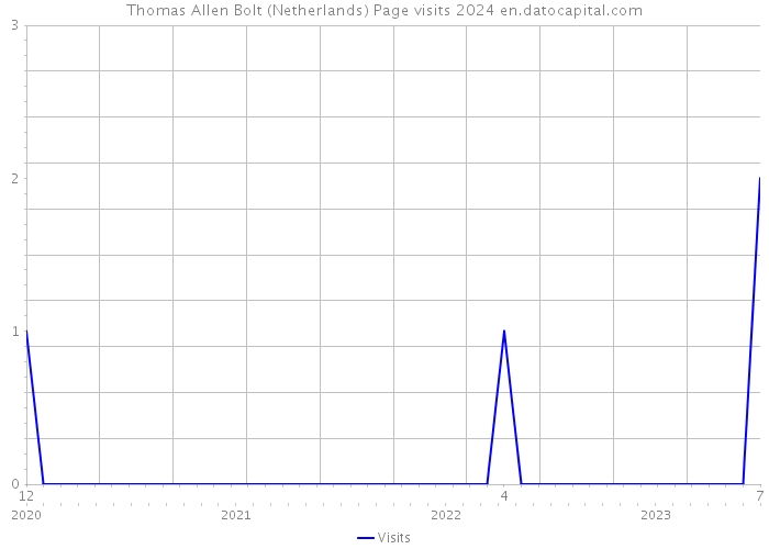 Thomas Allen Bolt (Netherlands) Page visits 2024 