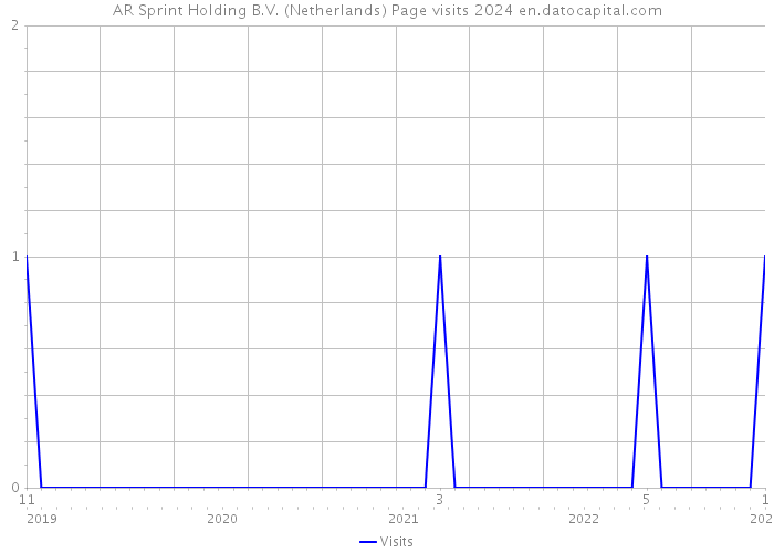 AR Sprint Holding B.V. (Netherlands) Page visits 2024 