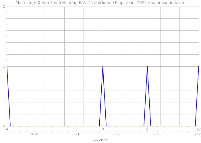 Maarsingh & Van Steijn Holding B.V. (Netherlands) Page visits 2024 