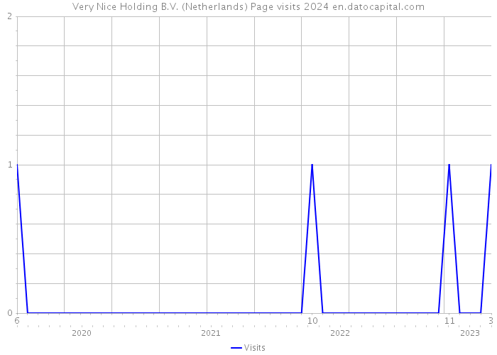 Very Nice Holding B.V. (Netherlands) Page visits 2024 