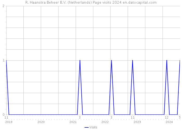 R. Haanstra Beheer B.V. (Netherlands) Page visits 2024 