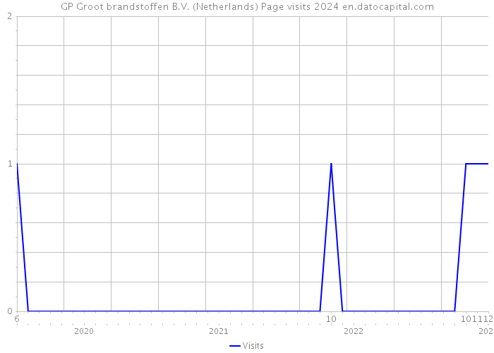 GP Groot brandstoffen B.V. (Netherlands) Page visits 2024 