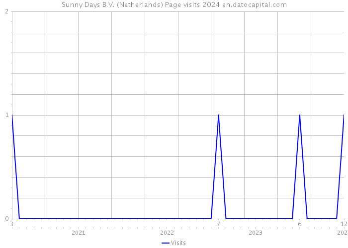 Sunny Days B.V. (Netherlands) Page visits 2024 