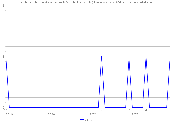 De Hellendoorn Associatie B.V. (Netherlands) Page visits 2024 