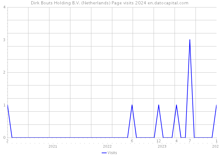 Dirk Bouts Holding B.V. (Netherlands) Page visits 2024 