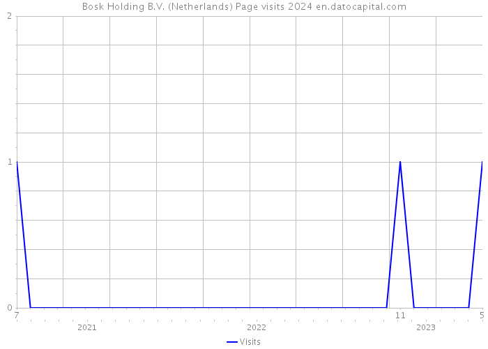 Bosk Holding B.V. (Netherlands) Page visits 2024 