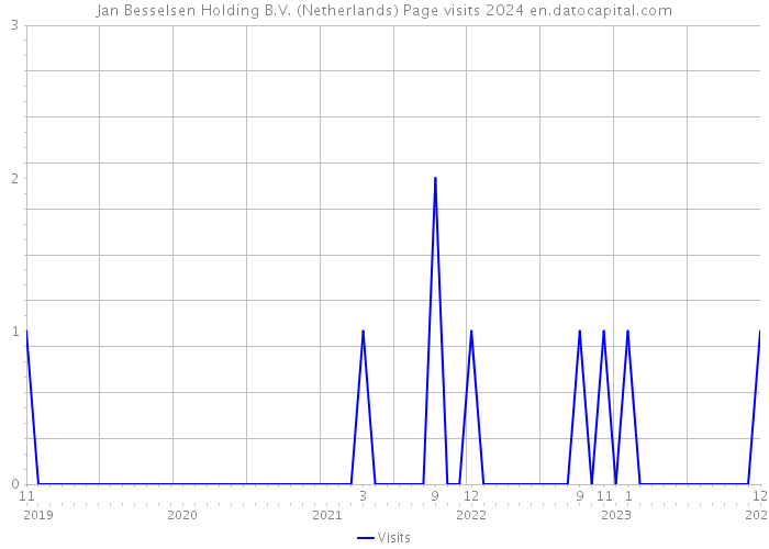Jan Besselsen Holding B.V. (Netherlands) Page visits 2024 