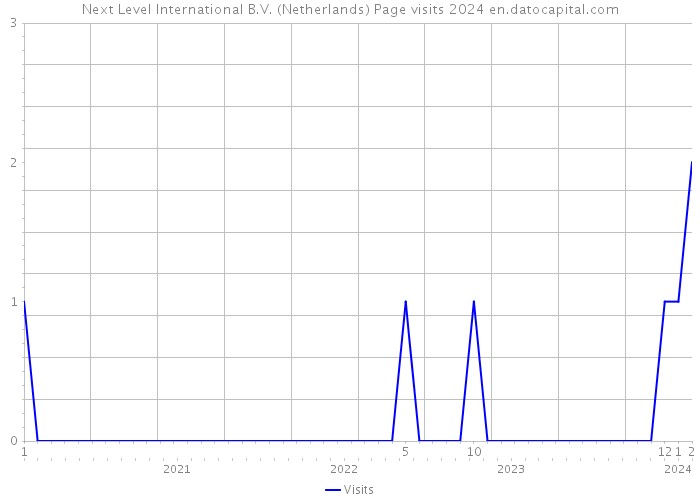 Next Level International B.V. (Netherlands) Page visits 2024 