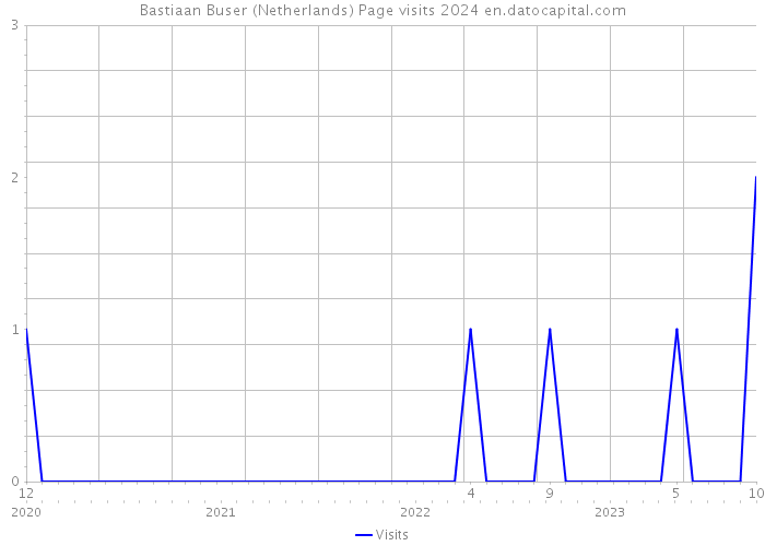 Bastiaan Buser (Netherlands) Page visits 2024 