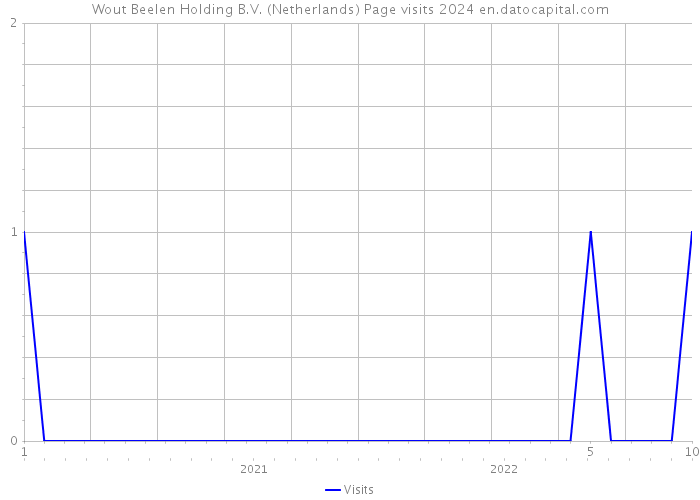 Wout Beelen Holding B.V. (Netherlands) Page visits 2024 