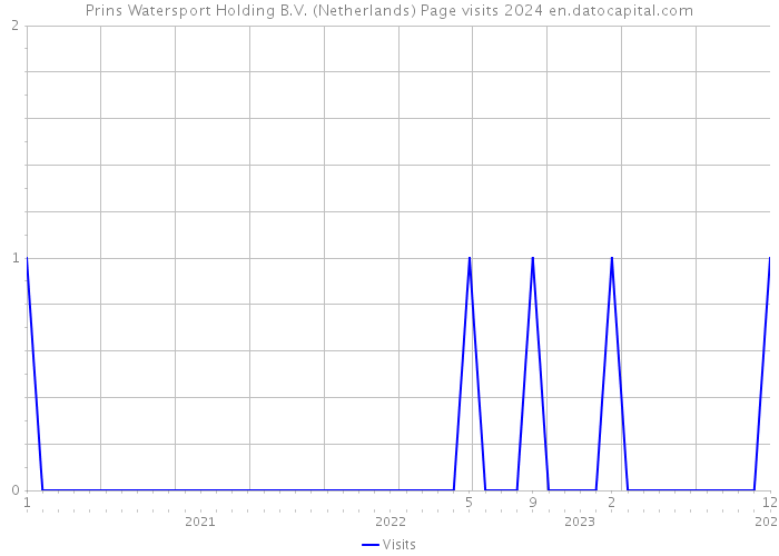 Prins Watersport Holding B.V. (Netherlands) Page visits 2024 