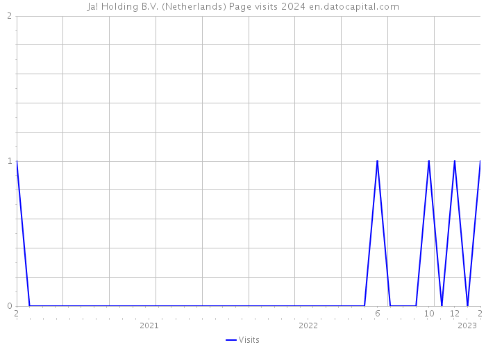 Ja! Holding B.V. (Netherlands) Page visits 2024 