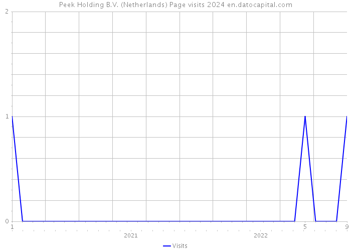 Peek Holding B.V. (Netherlands) Page visits 2024 
