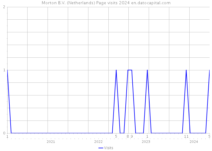 Morton B.V. (Netherlands) Page visits 2024 