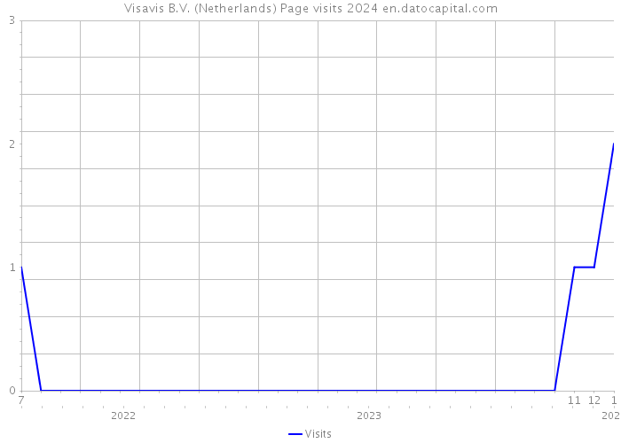 Visavis B.V. (Netherlands) Page visits 2024 