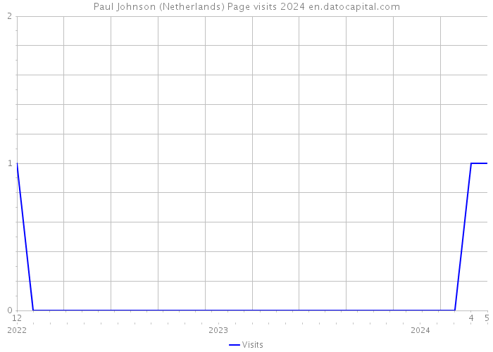 Paul Johnson (Netherlands) Page visits 2024 