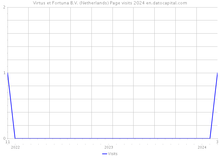 Virtus et Fortuna B.V. (Netherlands) Page visits 2024 