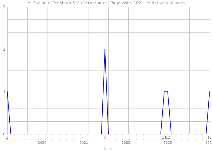 H. Soellaart Pensioen B.V. (Netherlands) Page visits 2024 