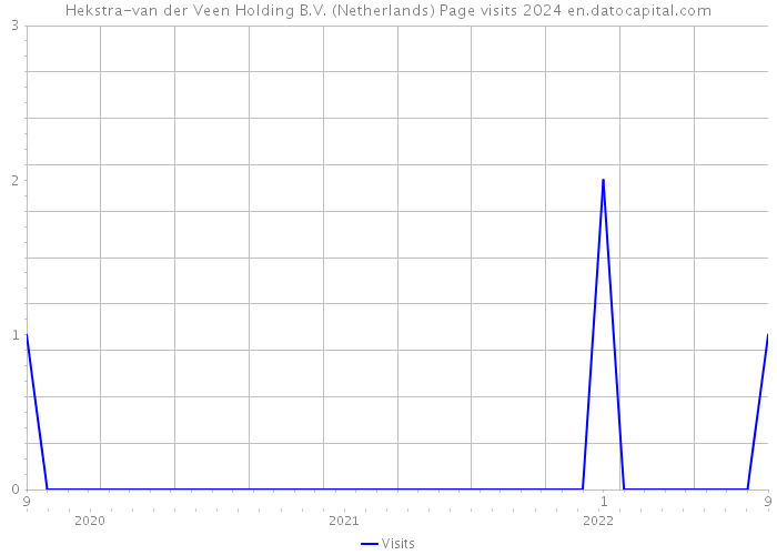 Hekstra-van der Veen Holding B.V. (Netherlands) Page visits 2024 