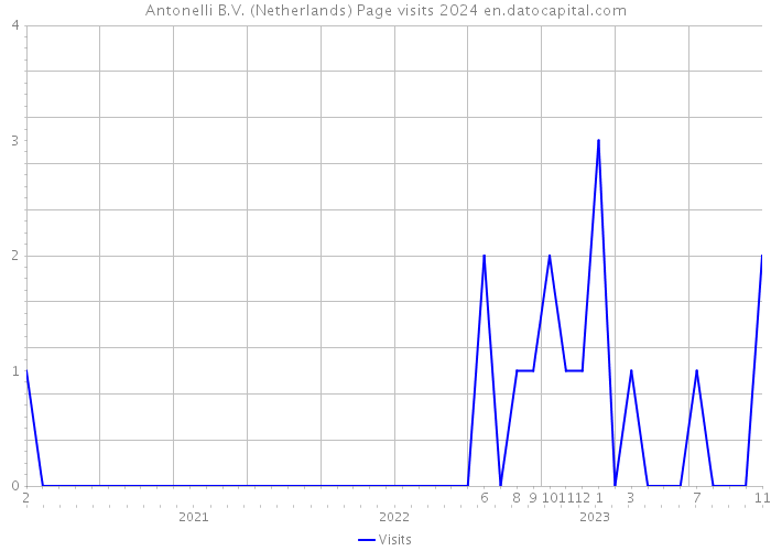 Antonelli B.V. (Netherlands) Page visits 2024 