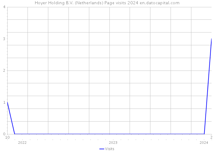 Hoyer Holding B.V. (Netherlands) Page visits 2024 
