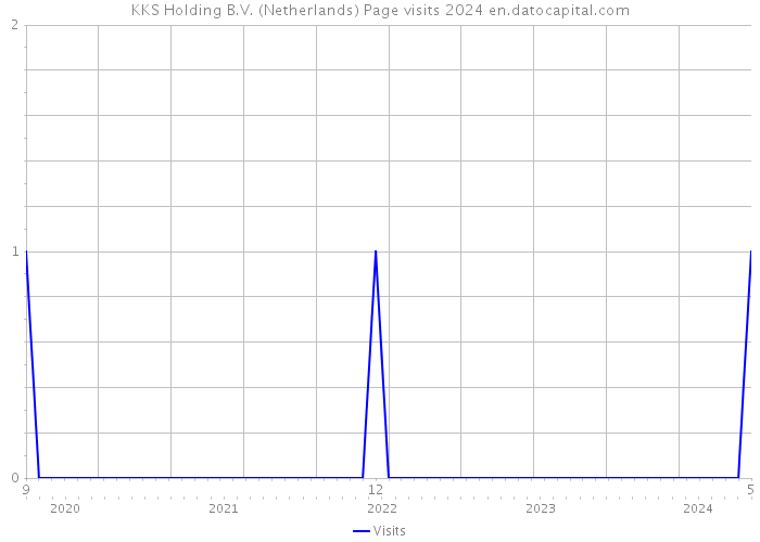 KKS Holding B.V. (Netherlands) Page visits 2024 