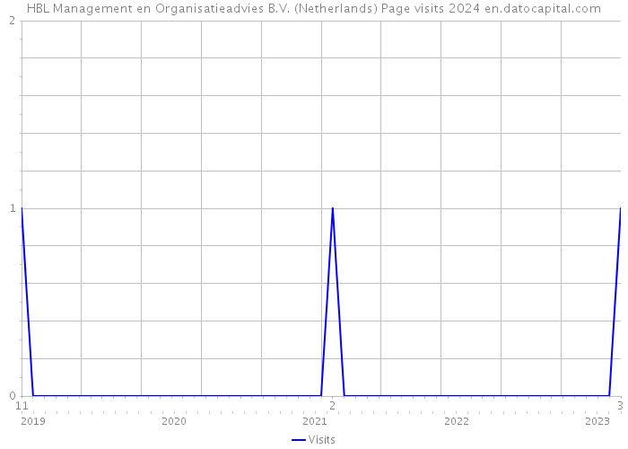 HBL Management en Organisatieadvies B.V. (Netherlands) Page visits 2024 