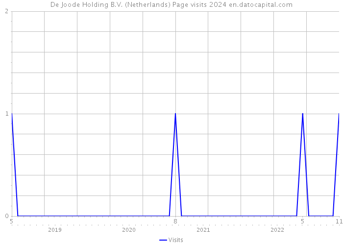 De Joode Holding B.V. (Netherlands) Page visits 2024 