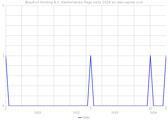 Beaufort Holding B.V. (Netherlands) Page visits 2024 