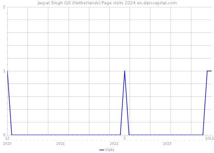 Jaspal Singh Gill (Netherlands) Page visits 2024 