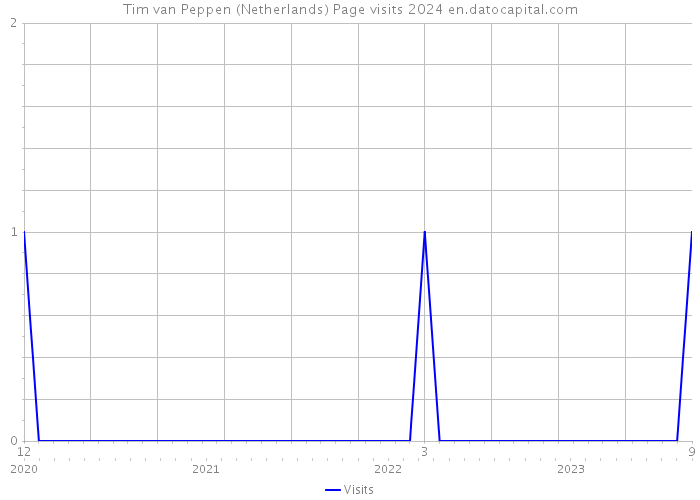 Tim van Peppen (Netherlands) Page visits 2024 