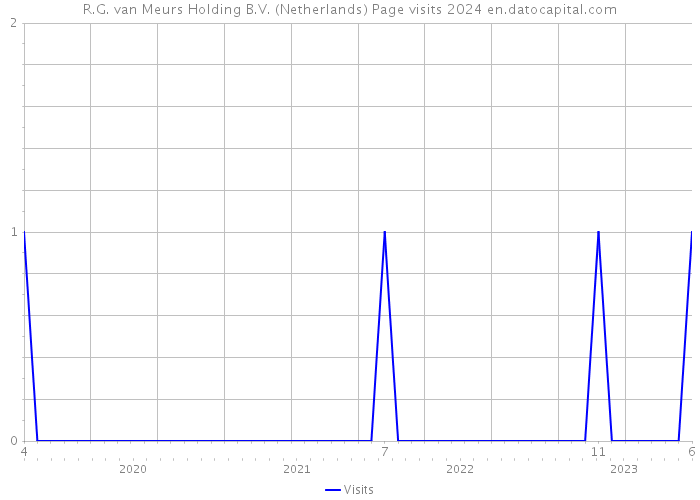 R.G. van Meurs Holding B.V. (Netherlands) Page visits 2024 