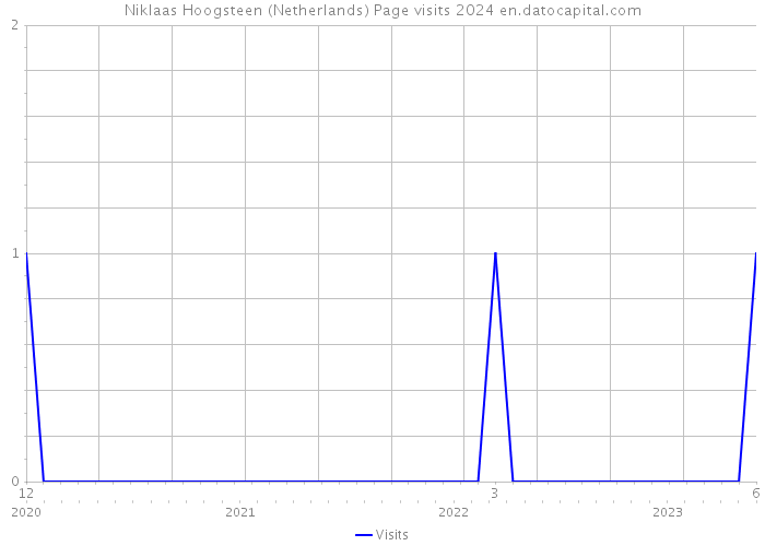 Niklaas Hoogsteen (Netherlands) Page visits 2024 