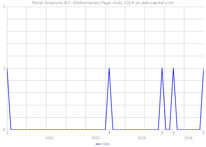 Metal Solutions B.V. (Netherlands) Page visits 2024 