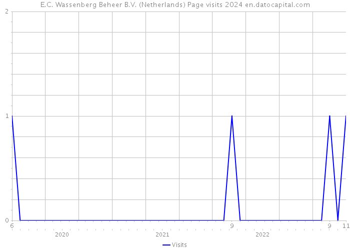 E.C. Wassenberg Beheer B.V. (Netherlands) Page visits 2024 