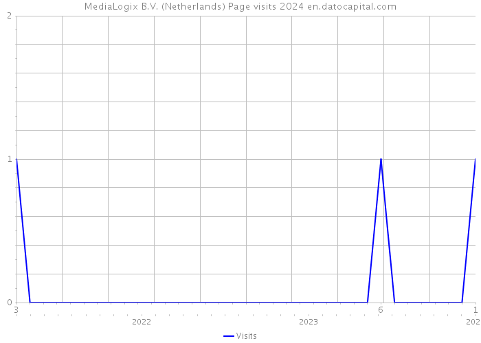 MediaLogix B.V. (Netherlands) Page visits 2024 