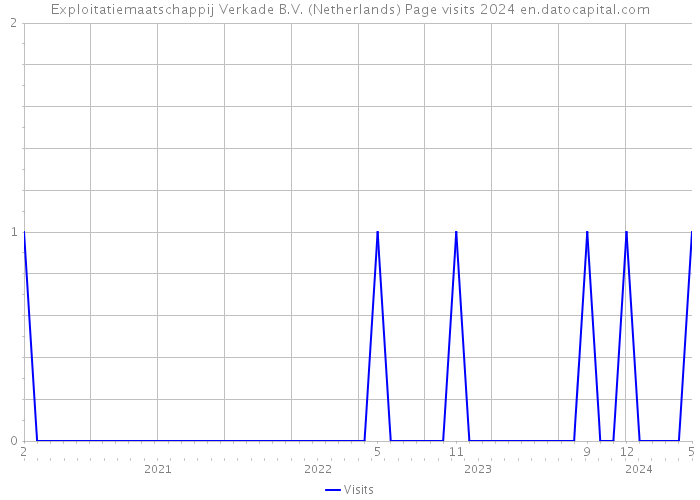 Exploitatiemaatschappij Verkade B.V. (Netherlands) Page visits 2024 