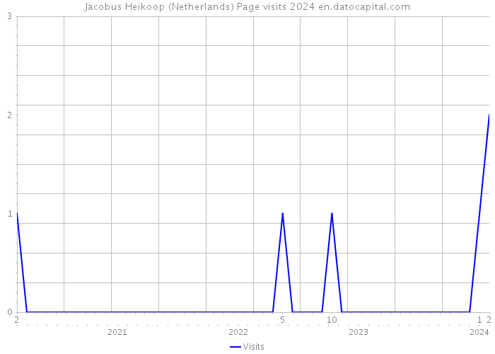 Jacobus Heikoop (Netherlands) Page visits 2024 
