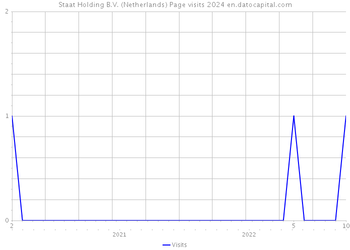 Staat Holding B.V. (Netherlands) Page visits 2024 