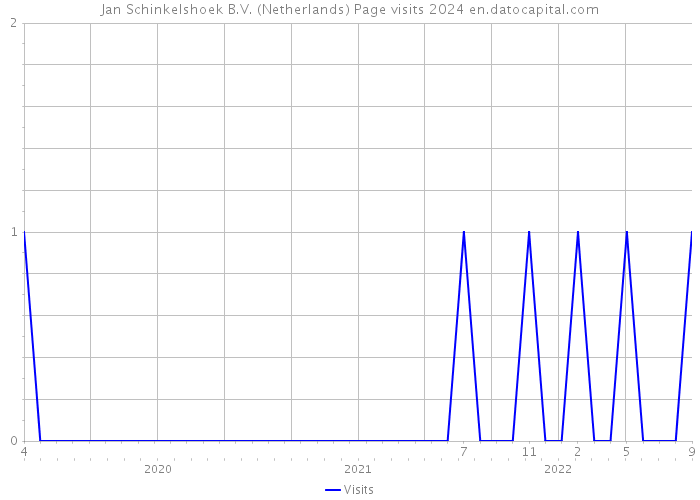 Jan Schinkelshoek B.V. (Netherlands) Page visits 2024 