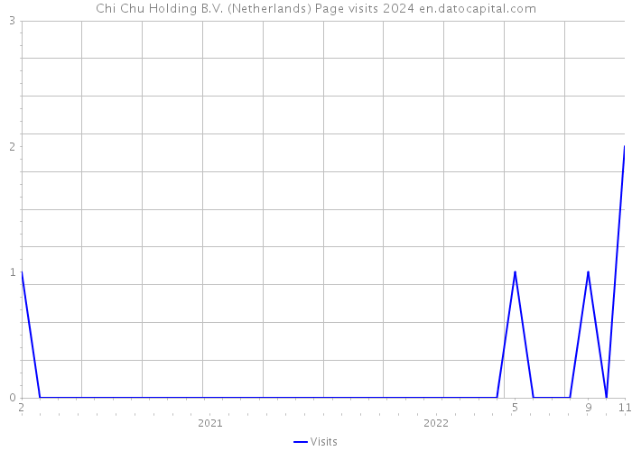 Chi Chu Holding B.V. (Netherlands) Page visits 2024 