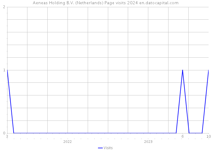 Aeneas Holding B.V. (Netherlands) Page visits 2024 