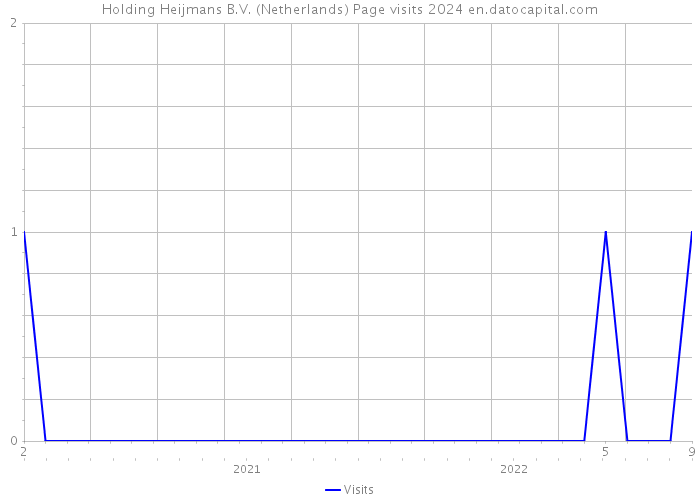 Holding Heijmans B.V. (Netherlands) Page visits 2024 